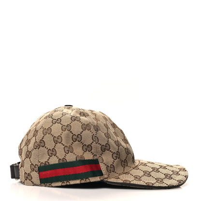 Gucci Monogram Web Baseball Hat L Beige Cocoa 4 of 9