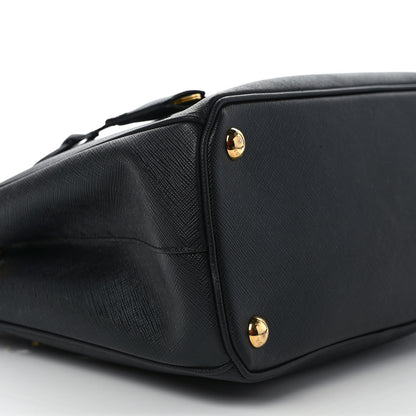 Prada Saffiano Medium Galleria Double Zip Tote Black 7 of 9