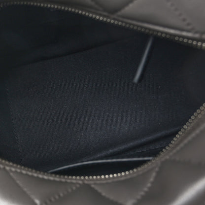 Saint Laurent Calfskin Y Quilted Monogram Small Loulou Bowling Bag Earth 5 of 10
