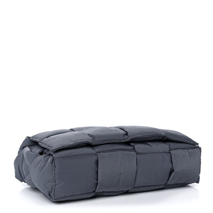 Bottega Veneta Nylon Intrecciato Padded Tech Cassette Bag Dark Grey 5 of 12