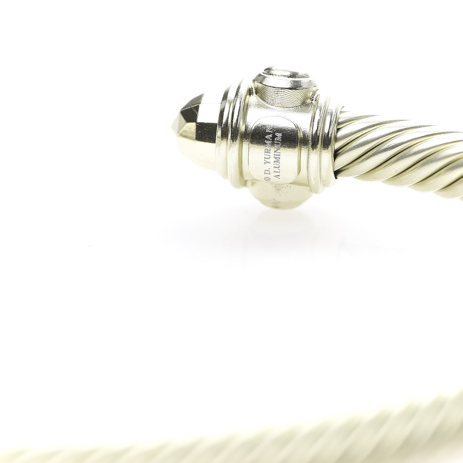 David Yurman Aluminum 5mm Renaissance Bracelet Pale Gold 4 of 5