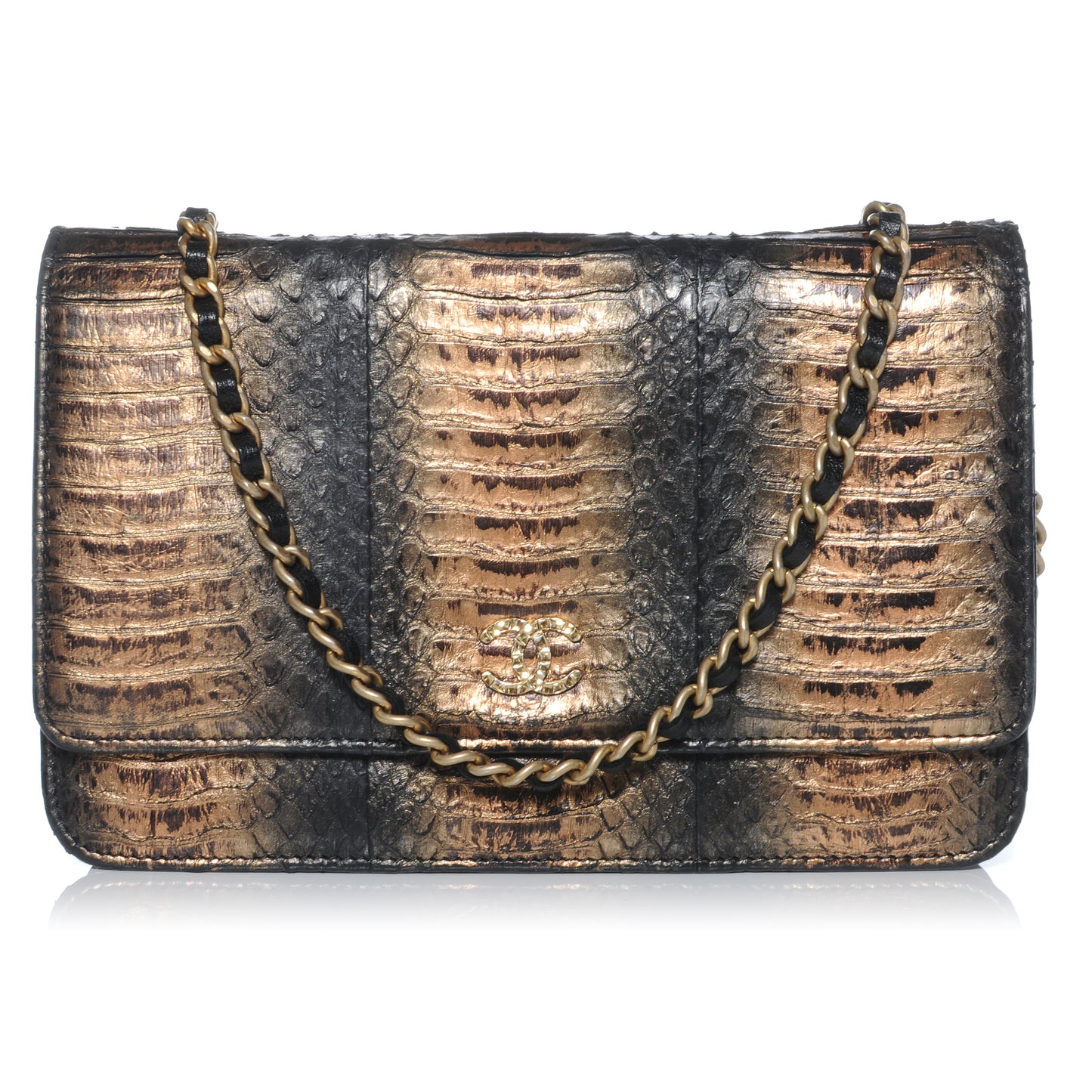 Python Wallet On Chain WOC Black and Gold