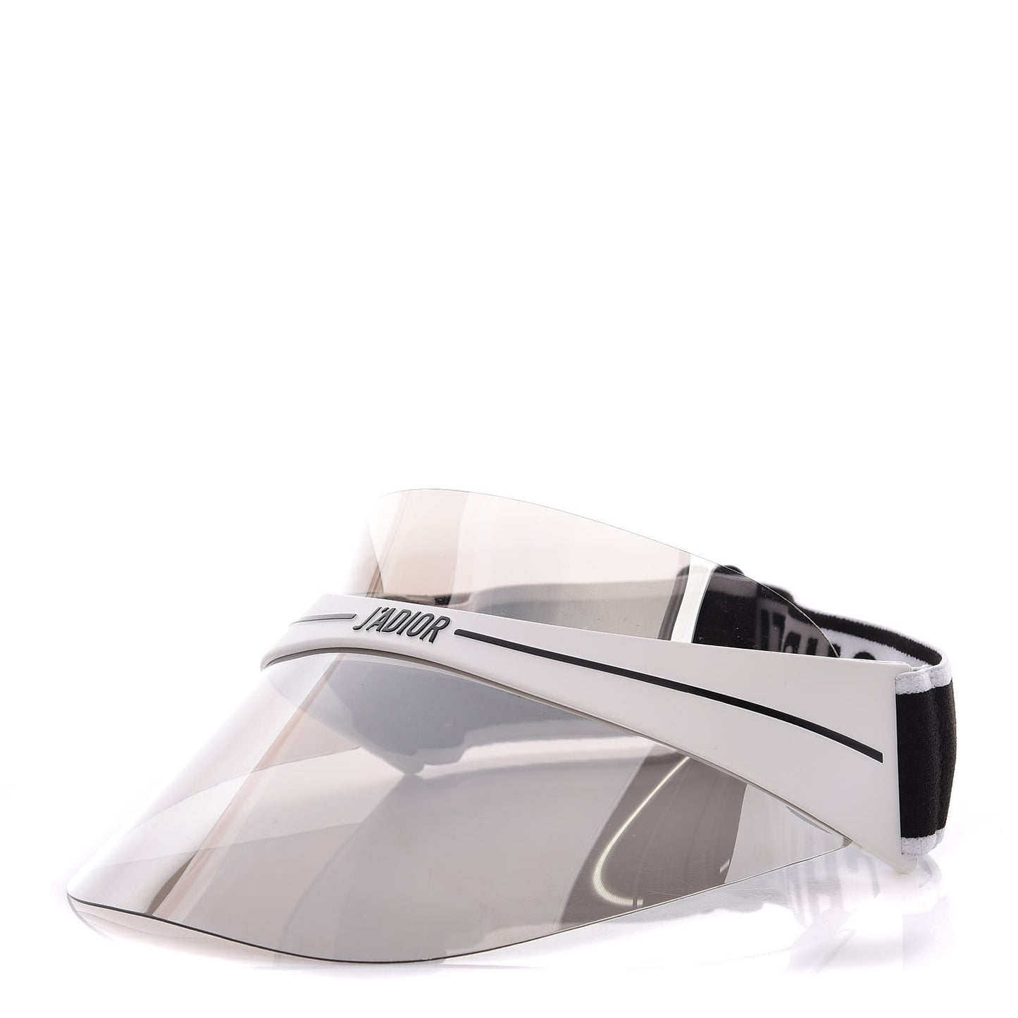 Mirrored DiorClub1 Sun Visor Silver