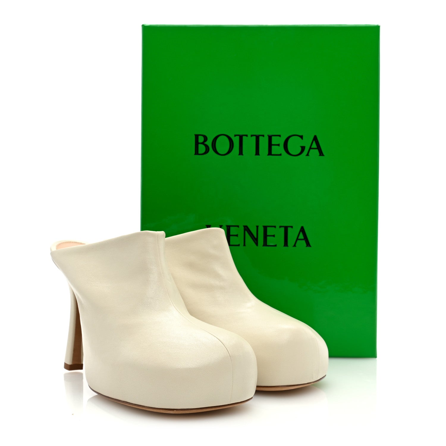 Bottega Veneta Stretch Nappa The Bold Mules 38 Wax 8 of 8