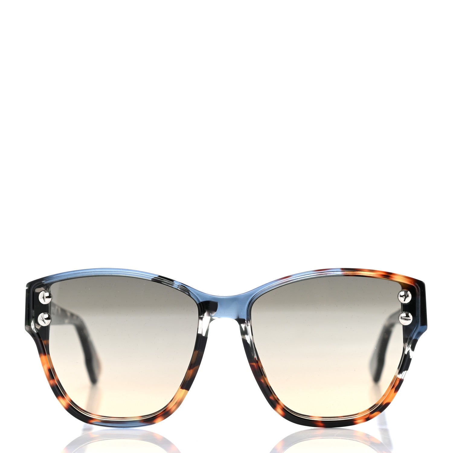 Christian Dior DiorAdd3 Monochromatic Studded Sunglasses Blue Havana 2 of 6