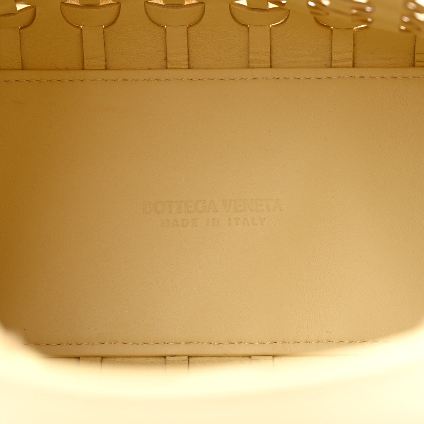 Patent Calfskin Fish Scale Small Andiamo Shoulder Bag Chamomile