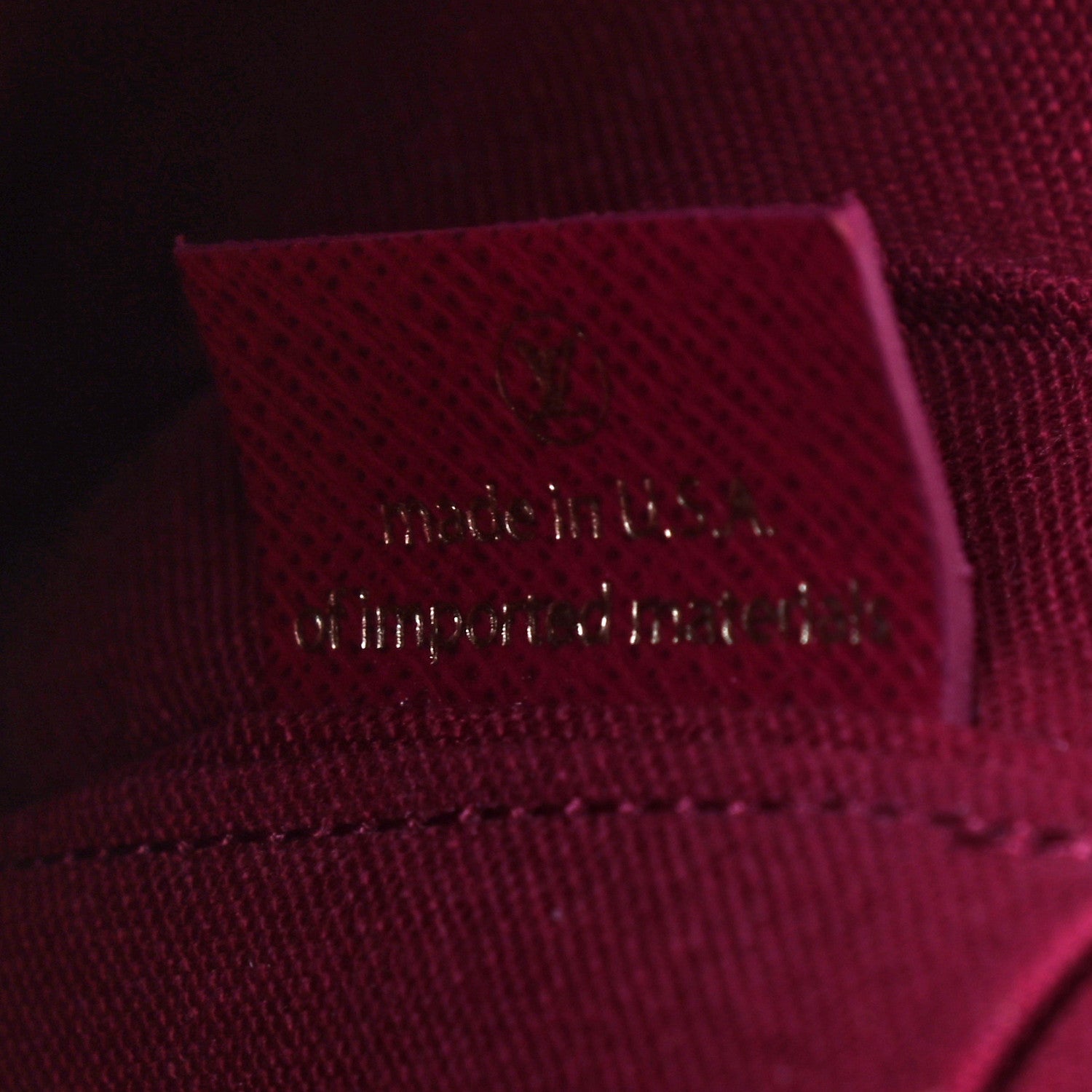 Louis Vuitton Monogram Pochette Felicie Chain Wallet Fuchsia 6 of 8