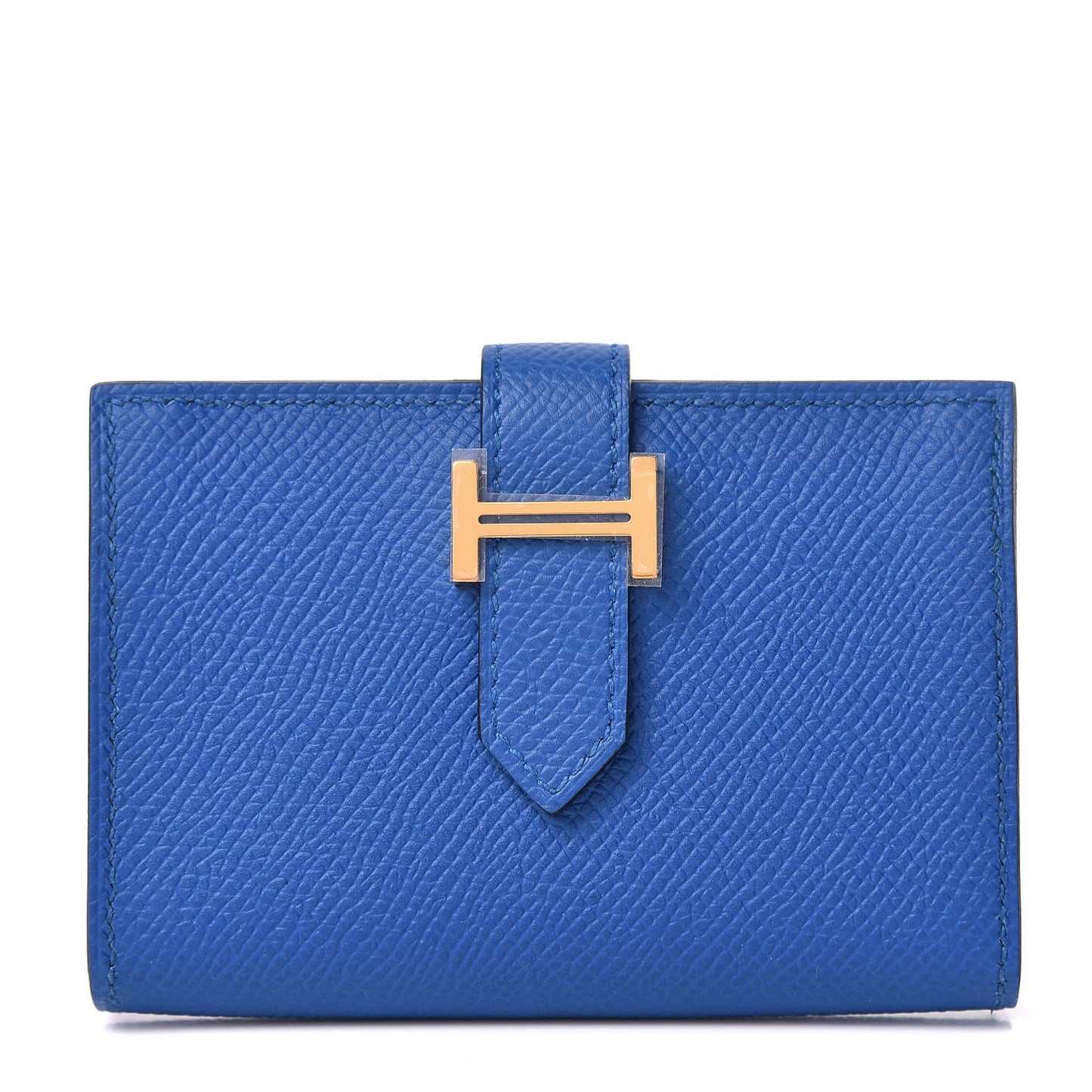 Epsom Bearn Card Holder Wallet Bleu Zellige