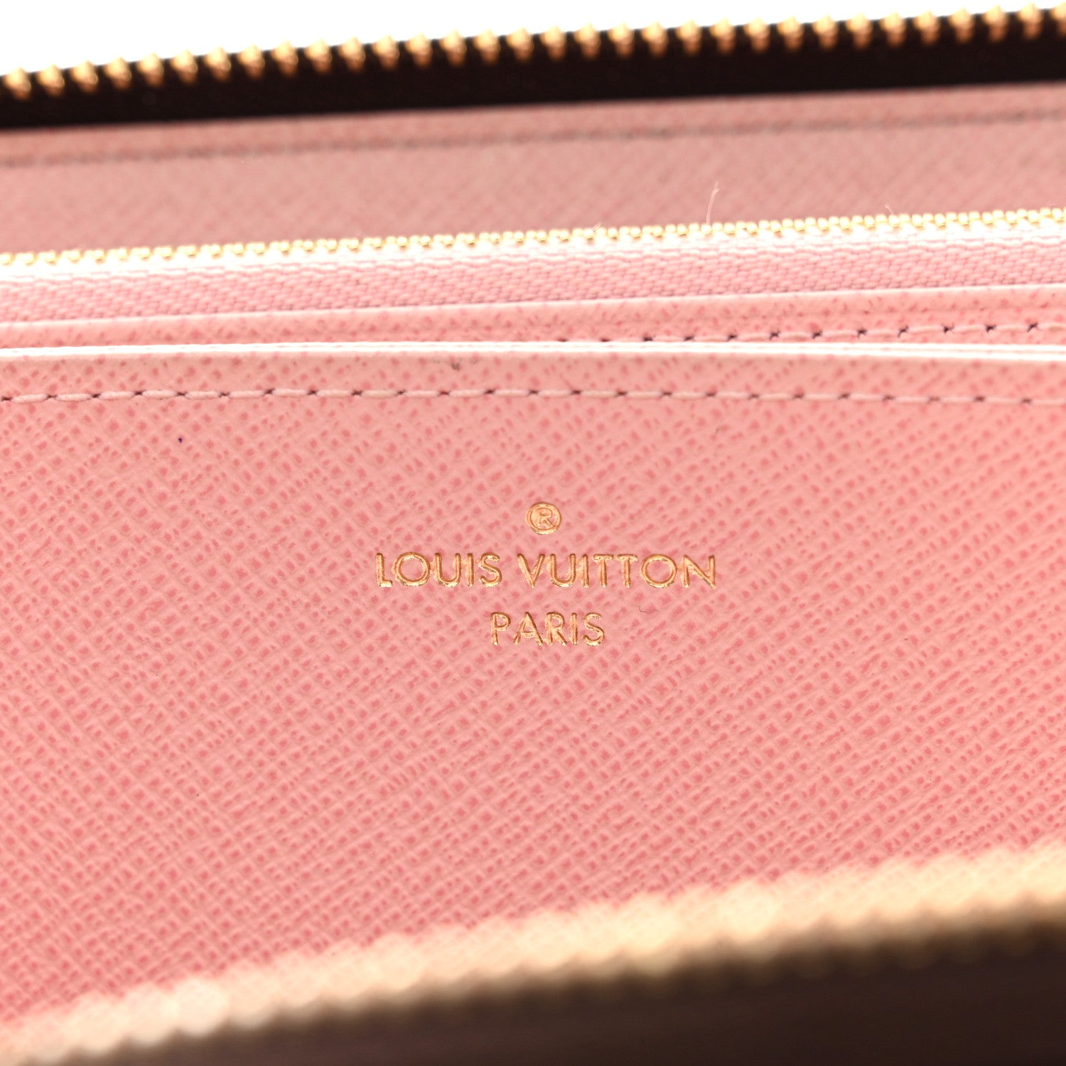 Louis Vuitton Damier Ebene Zippy Wallet Rose Ballerine 6 of 10