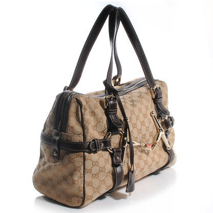 Gucci Monogram 85th Anniversary Boston Tote Brown 3 of 7