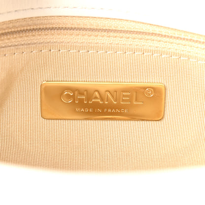 Chanel Goatskin Quilted Large Chanel 19 Flap White 11 of 19