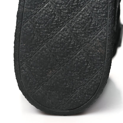 Chanel Suede Quilted High Boots 37.5 Black 6 of 7