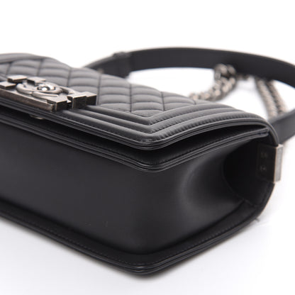Chanel Calfskin Quilted Small Boy Flap Black 9 of 12