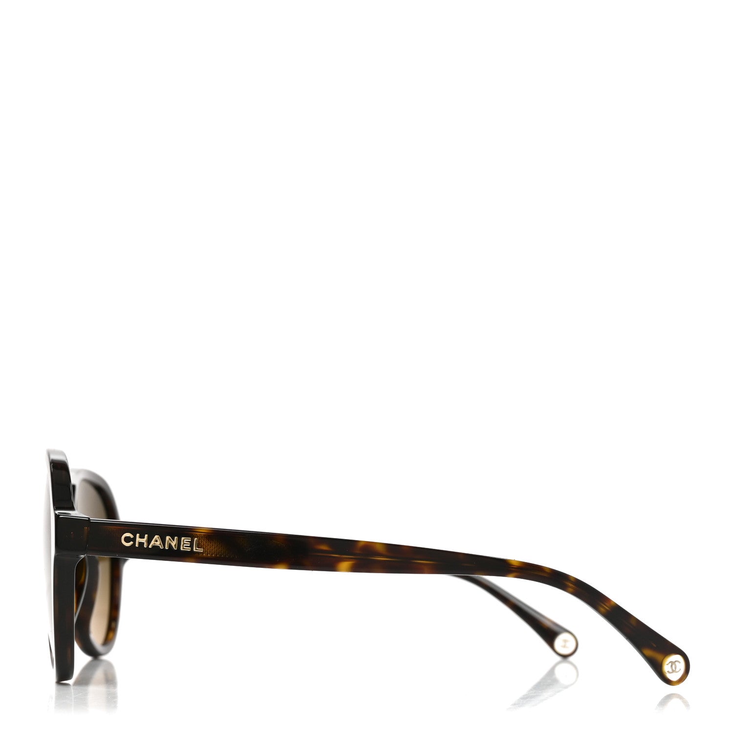 Chanel Acetate Pilot Sunglasses 5552-U Dark Havana 3 of 7