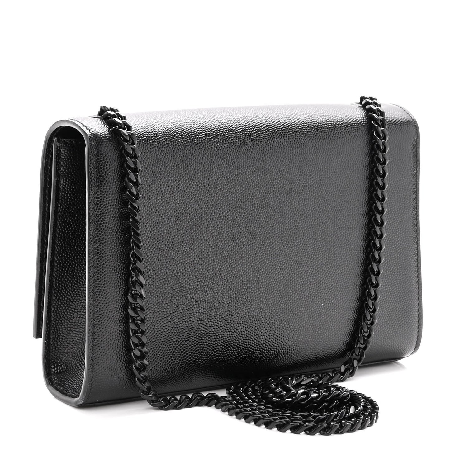 Grain De Poudre Small Monogram Kate Satchel Black