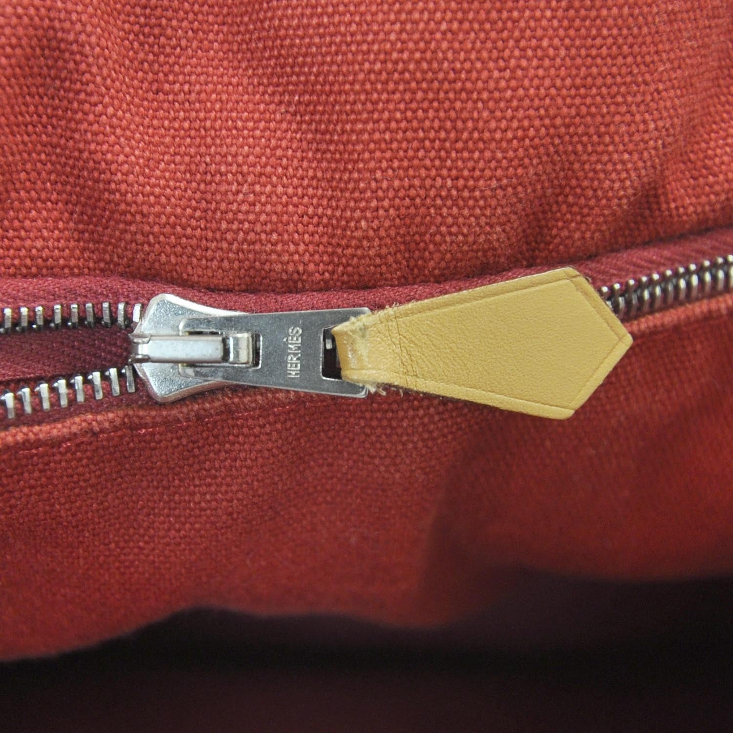 Hermes Canvas Fourre Tout MM Red 9 of 9