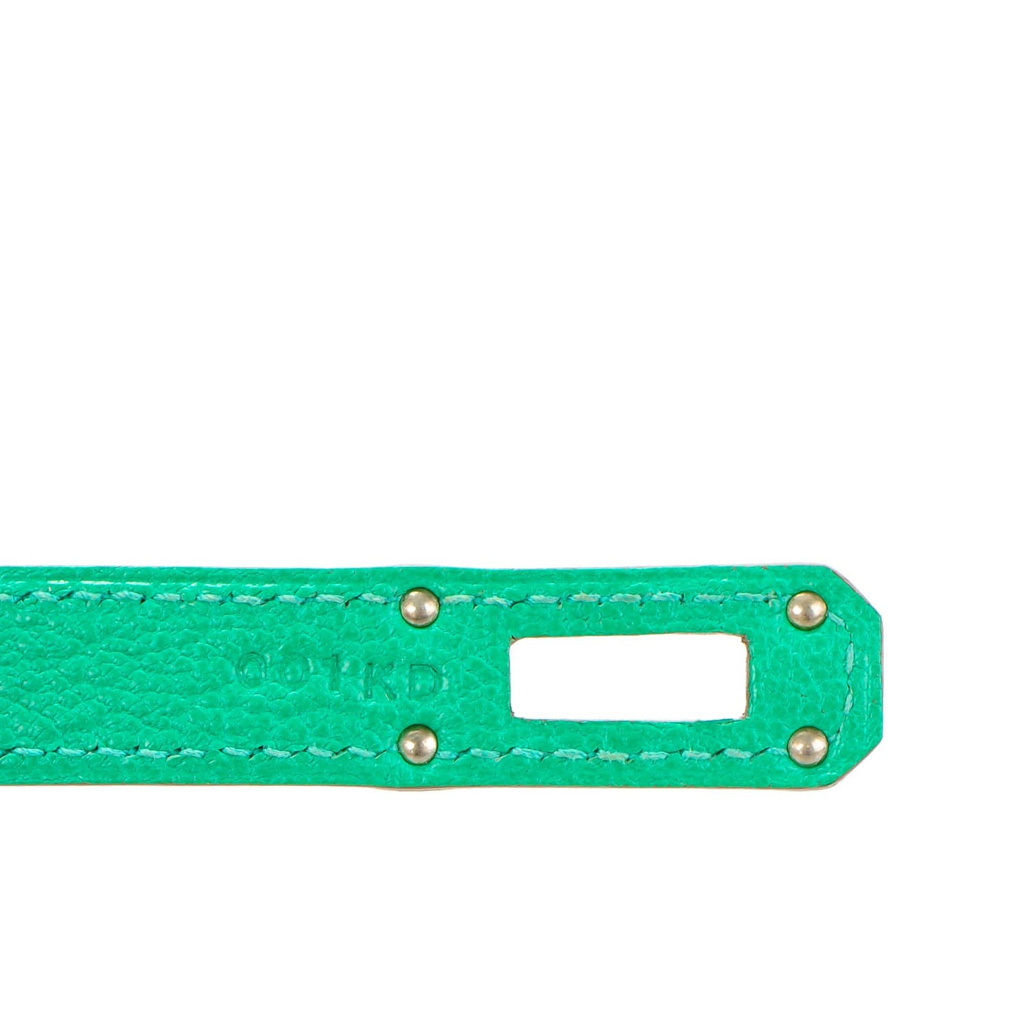 Hermes Chevre Mysore Kelly Longue Wallet Menthe 10 of 11