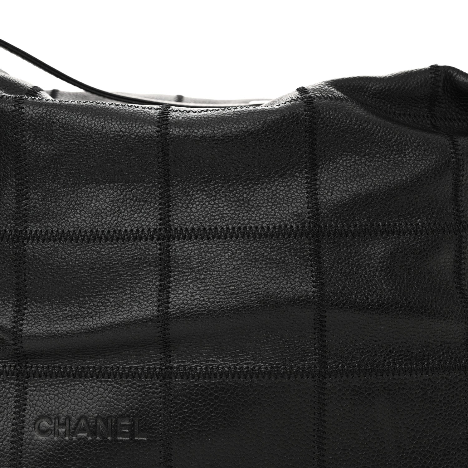Chanel Caviar Square Stitched Hobo Black 8 of 11