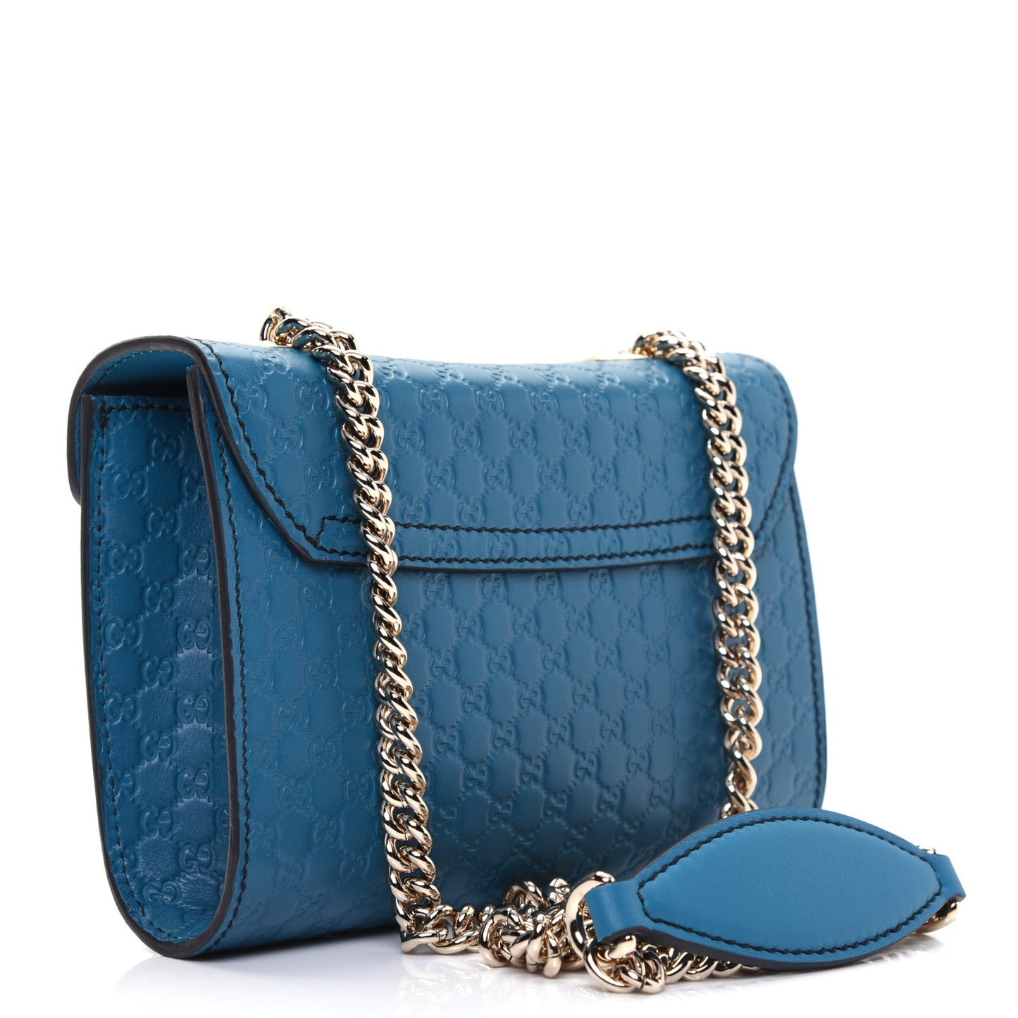 Microguccissima Mini Emily Shoulder Bag Deep Cobalt