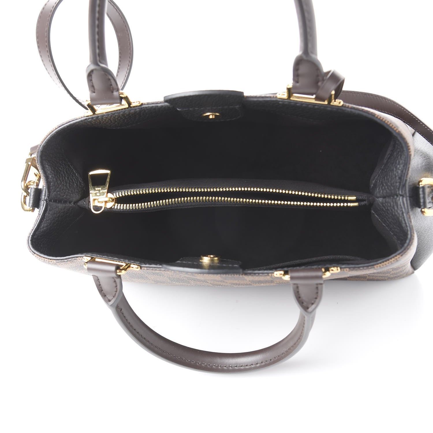 Louis Vuitton Damier Ebene Cuir Taurillon Brittany Black 4 of 8