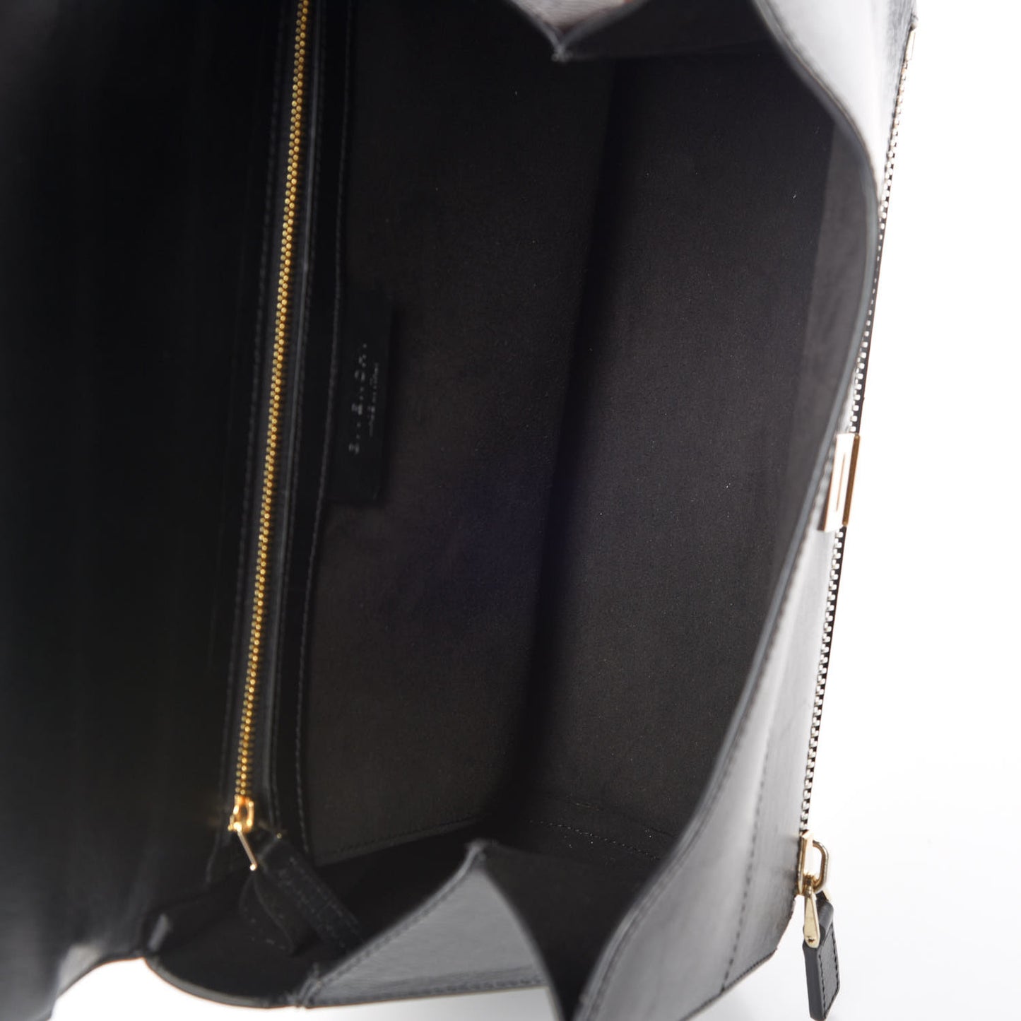 Textured Calfskin Medium Pandora Box Crossbody Bag Black