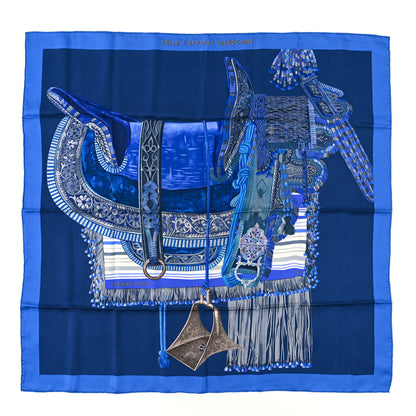 Hermes Silk Selle D Apparat Marocaine Scarf 90 1 of 3