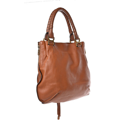 Chloe Calfskin Large Marcie Tote Tan 3 of 18