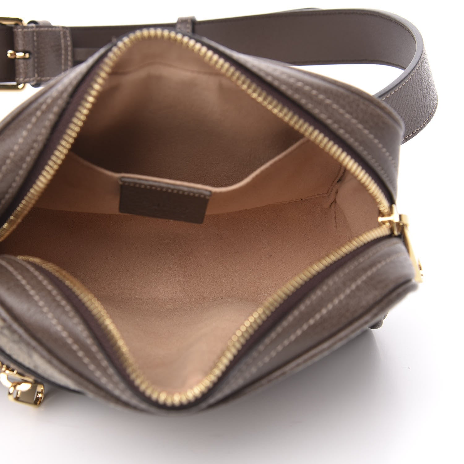 Gucci GG Supreme Monogram Web Small Ophidia Belt Bag 75 30 Dark Brown 5 of 9