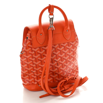 Goyard Goyardine Calfskin Mini Alpin Backpack Orange 3 of 9
