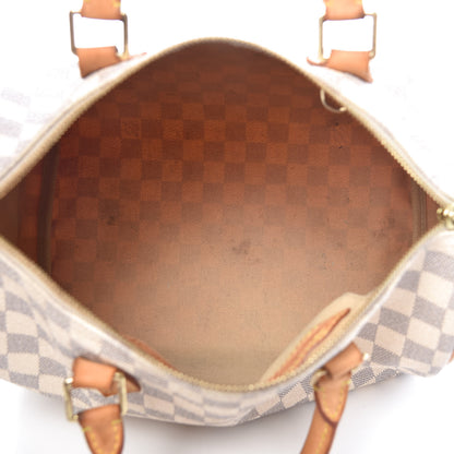Louis Vuitton Damier Azur Speedy 30 6 of 34