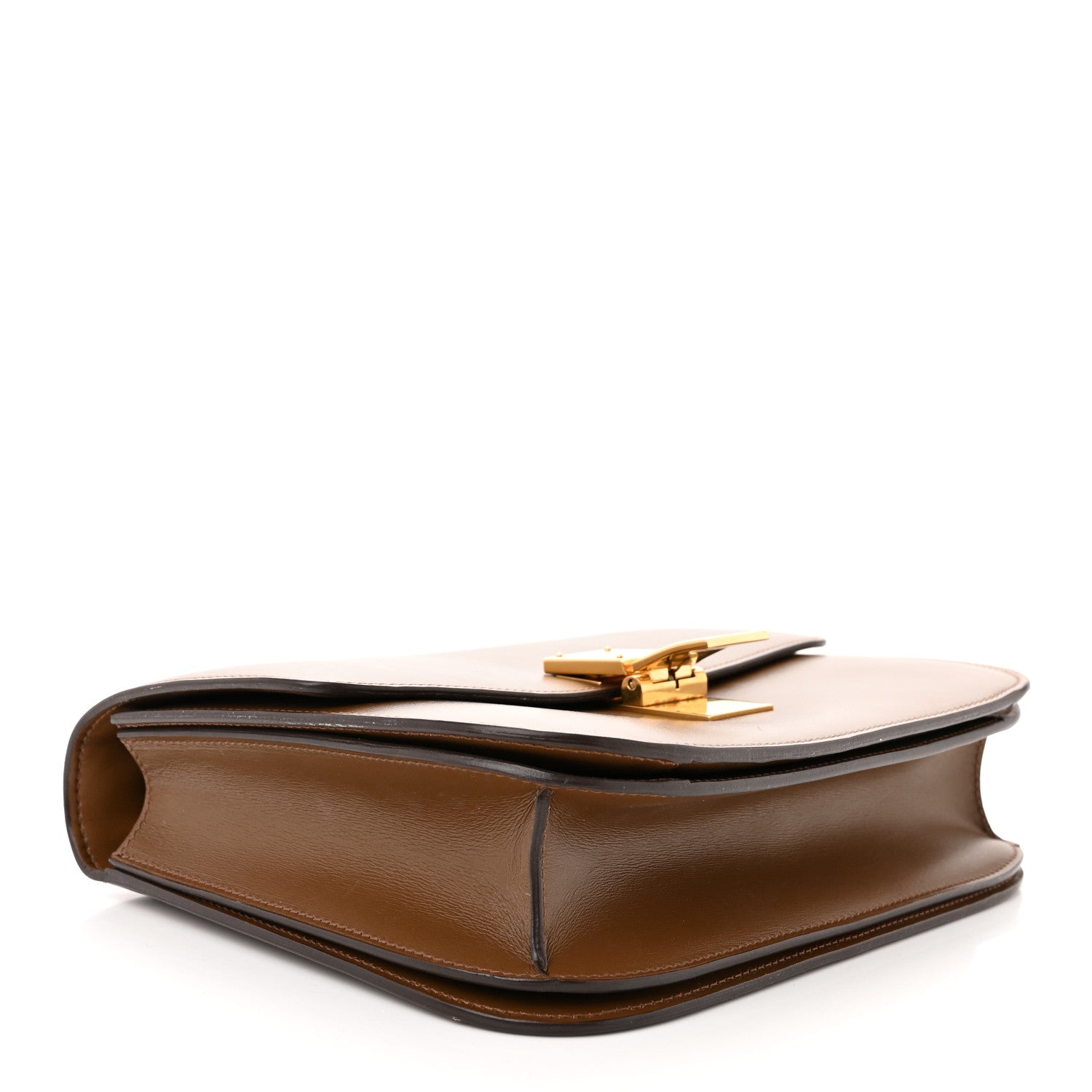 Celine Box Calfskin Medium Classic Box Flap Bag Camel 4 of 22
