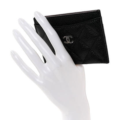 Chanel Caviar Quilted Card Holder Black 2 of 8