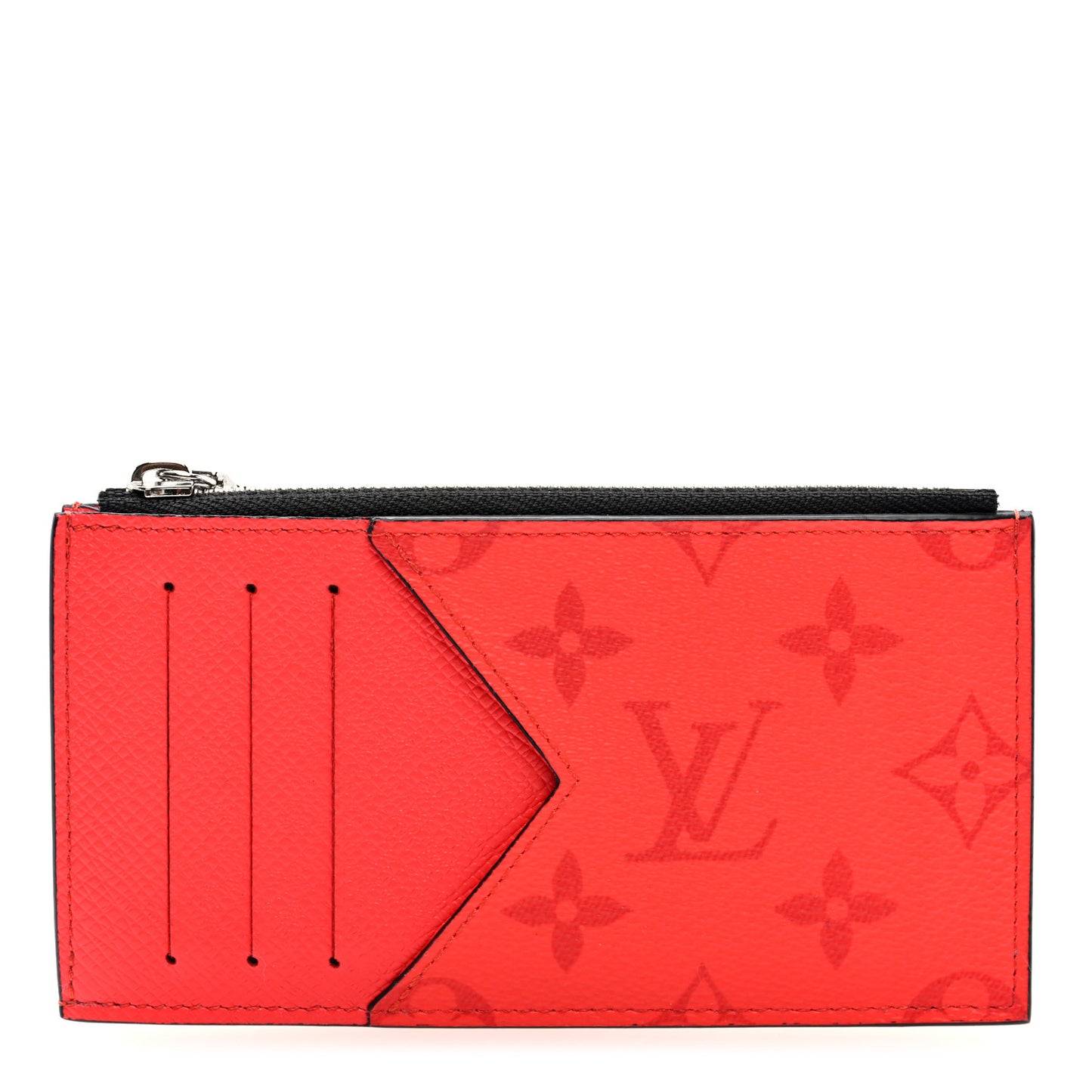 Taigarama Coin Card Holder Fire Red