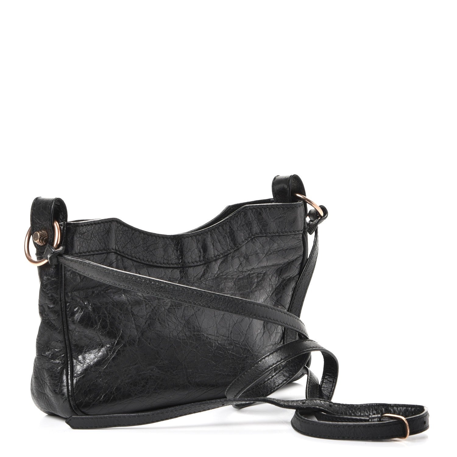 Balenciaga Agneau Giant 12 Rose Gold Hardware Hip Black 3 of 7
