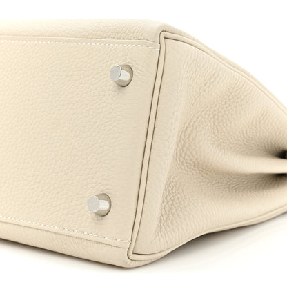 Hermes Togo Kelly Retourne 28 Craie 7 of 8