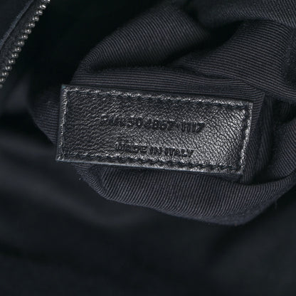 Saint Laurent Crinkled Calfskin Matelasse Monogram Large Niki Shopping Tote Bag Black 7 of 10