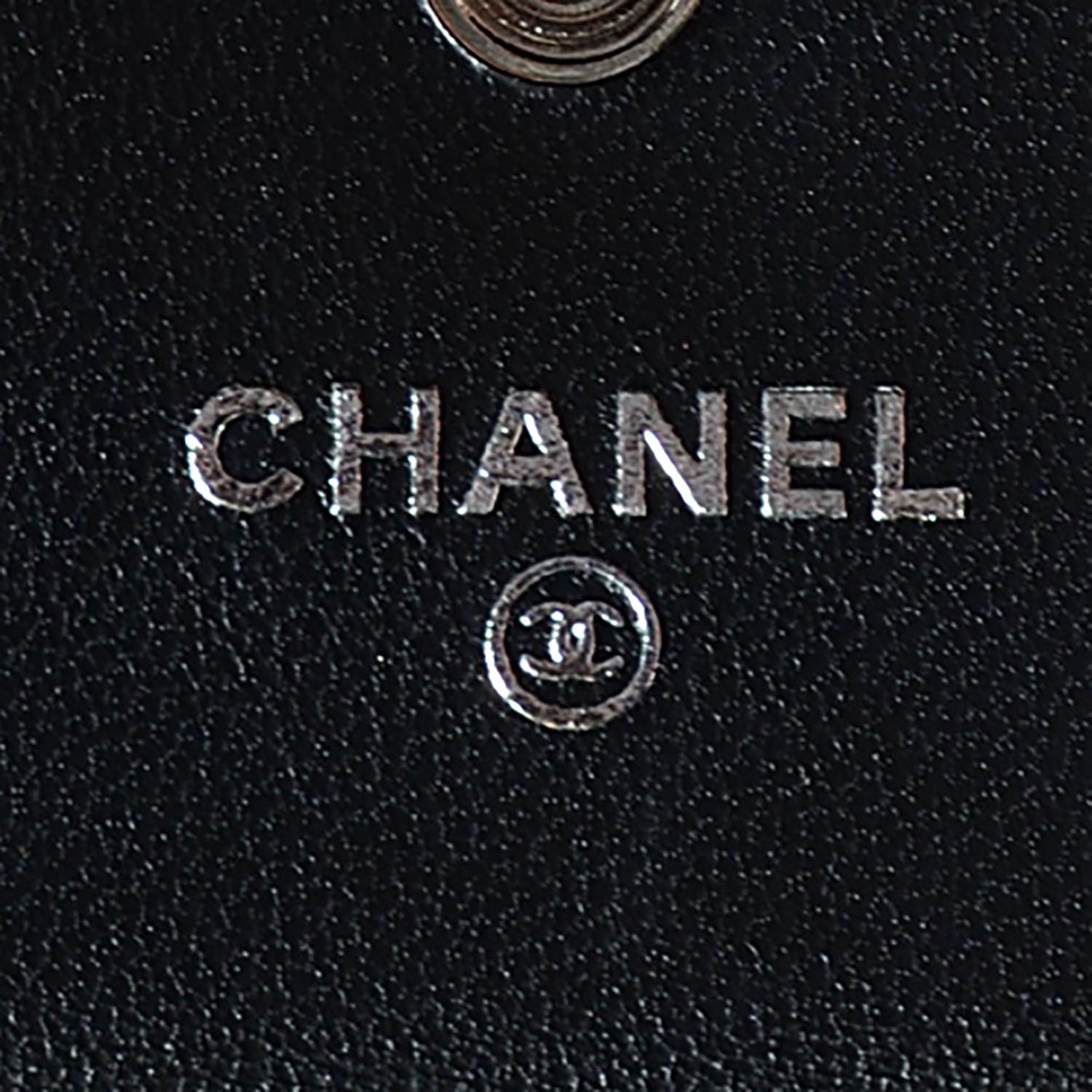 Chanel Lambskin Quilted Flap Card Holder Black 6 of 9