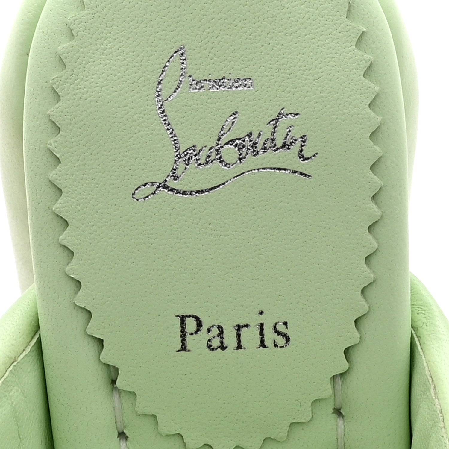Christian Louboutin Nappa Inflama Sab 85 Sandals 36 Studio Green 7 of 9