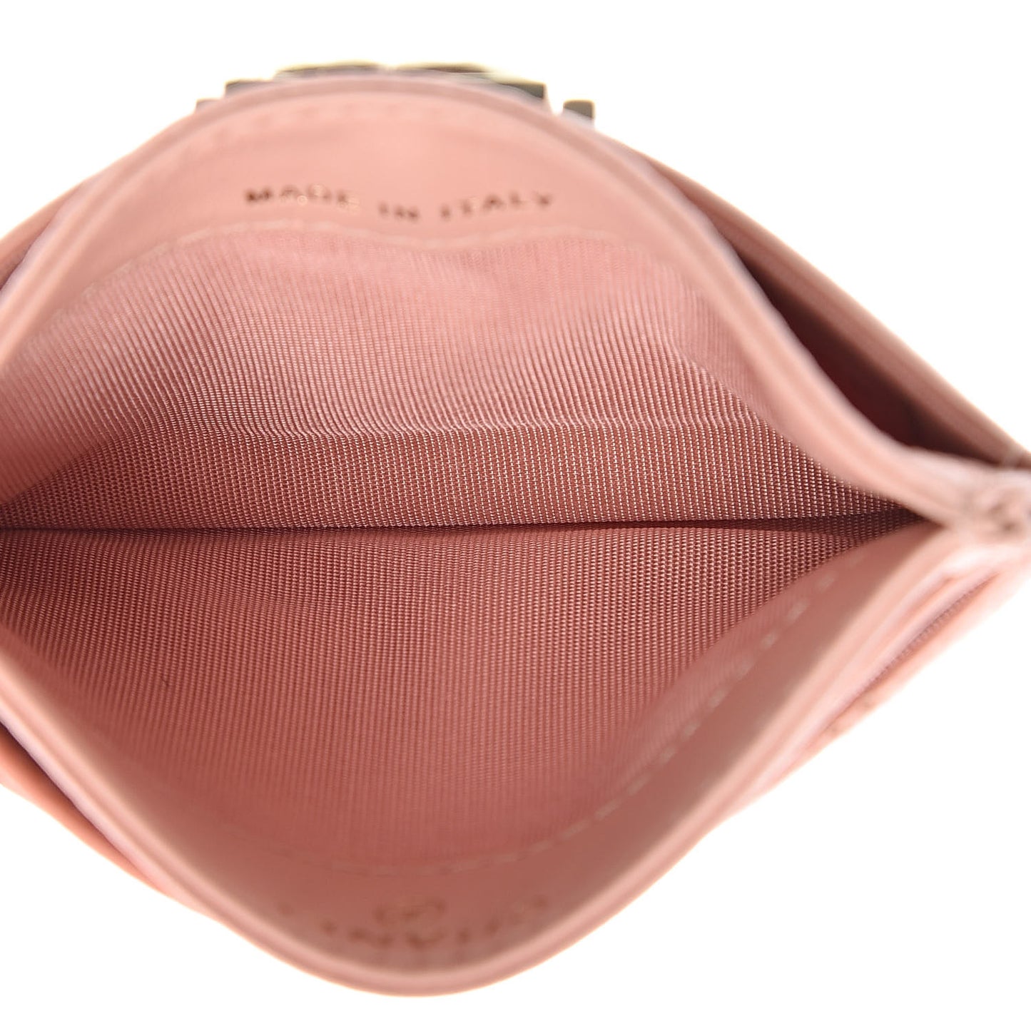 Caviar Quilted Boy Card Holder Light Pink