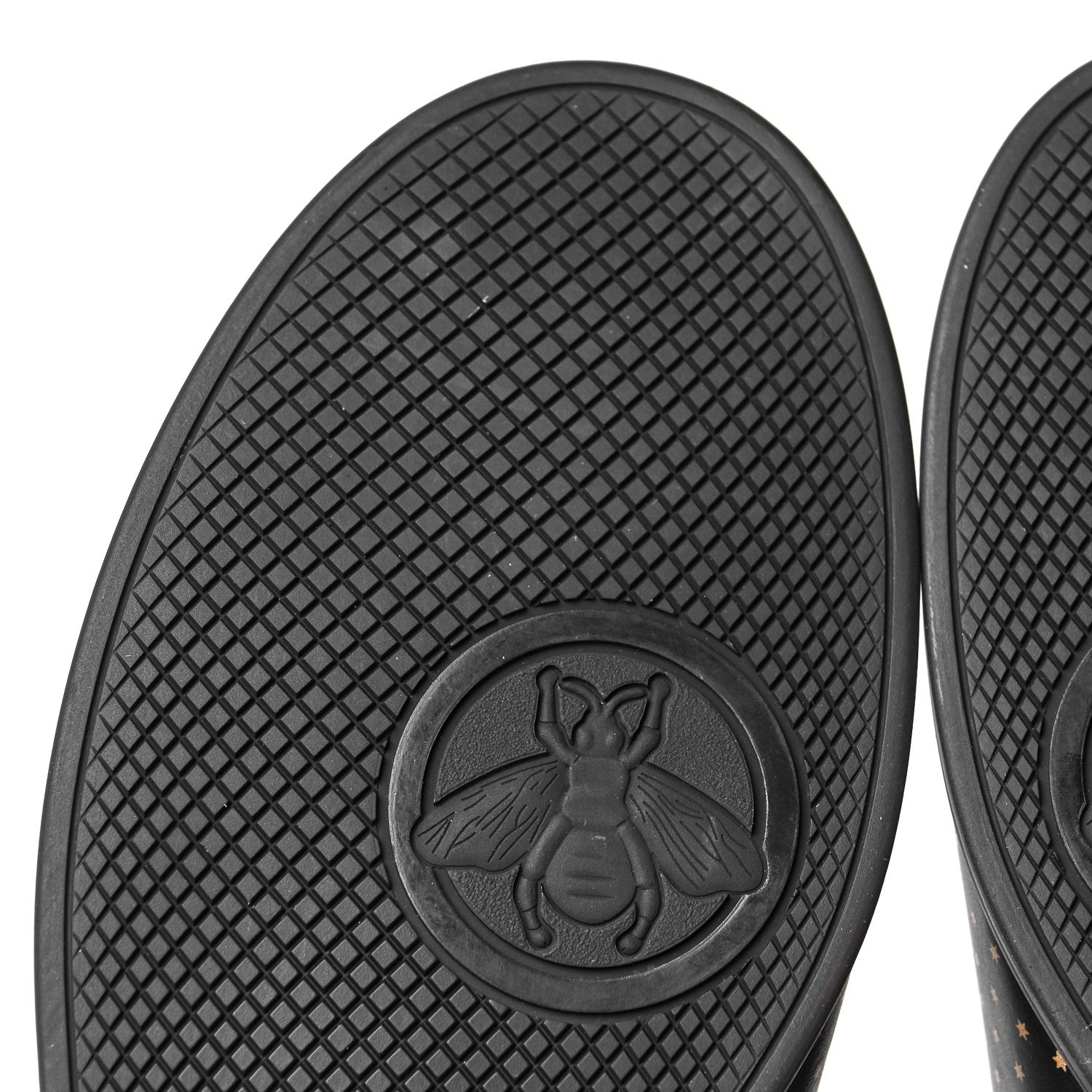 Gucci X SEGA Calfskin GUCCY Stars Mens Falacer Sneakers 12 Black 18 of 20