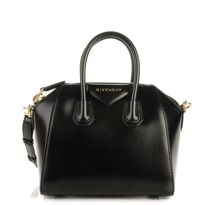 Givenchy Shiny Lord Calfskin Mini Antigona Black 1 of 7