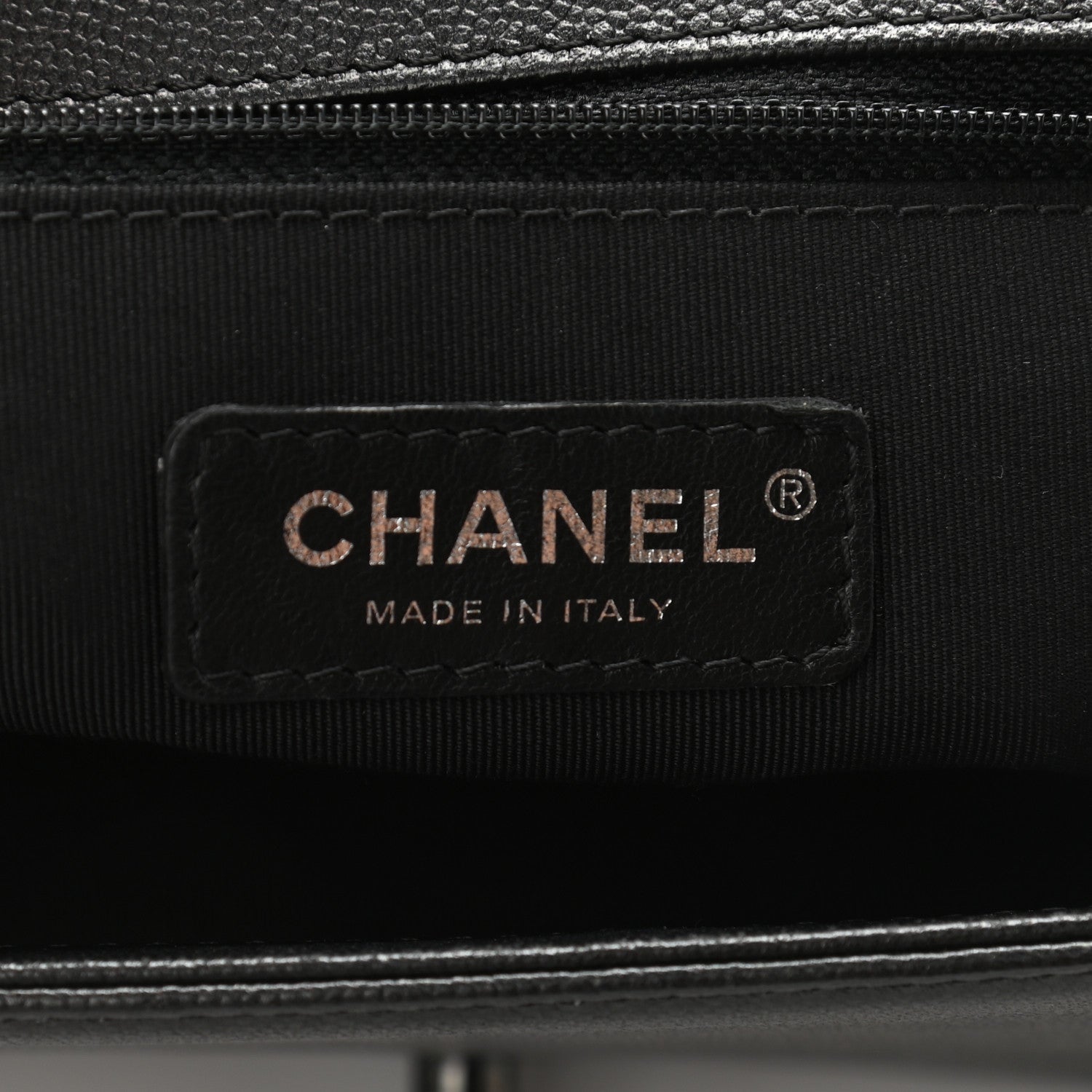 Chanel Caviar Quilted New Medium Boy Flap So Black 6 of 10