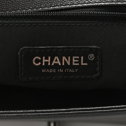 Chanel Caviar Quilted New Medium Boy Flap So Black 6 of 10