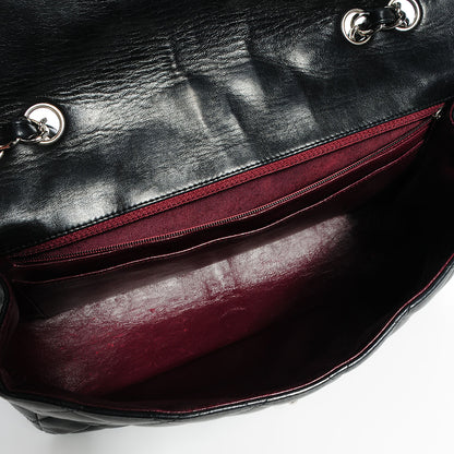 Chanel Lambskin Quilted Jumbo Single Flap Black 5 of 8