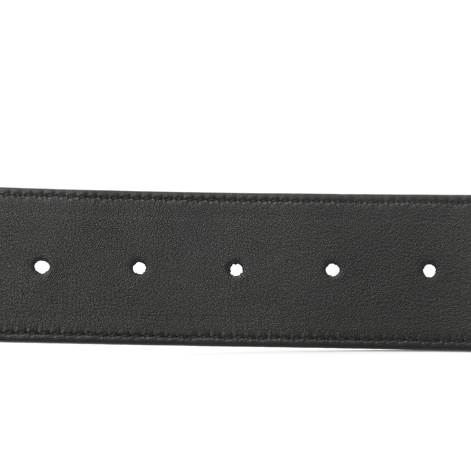 Gucci Moon Calfskin Pearl Double G 40mm Belt 85 34 Black Cream 3 of 5