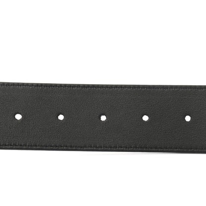 Gucci Moon Calfskin Pearl Double G 40mm Belt 85 34 Black Cream 3 of 5