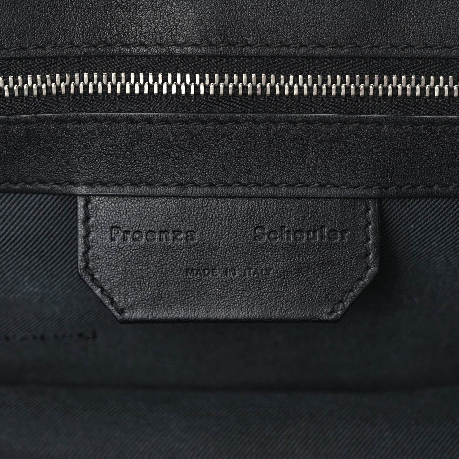 Proenza Schouler Crinkled Calfskin Tiny PS1 Satchel Black 6 of 11
