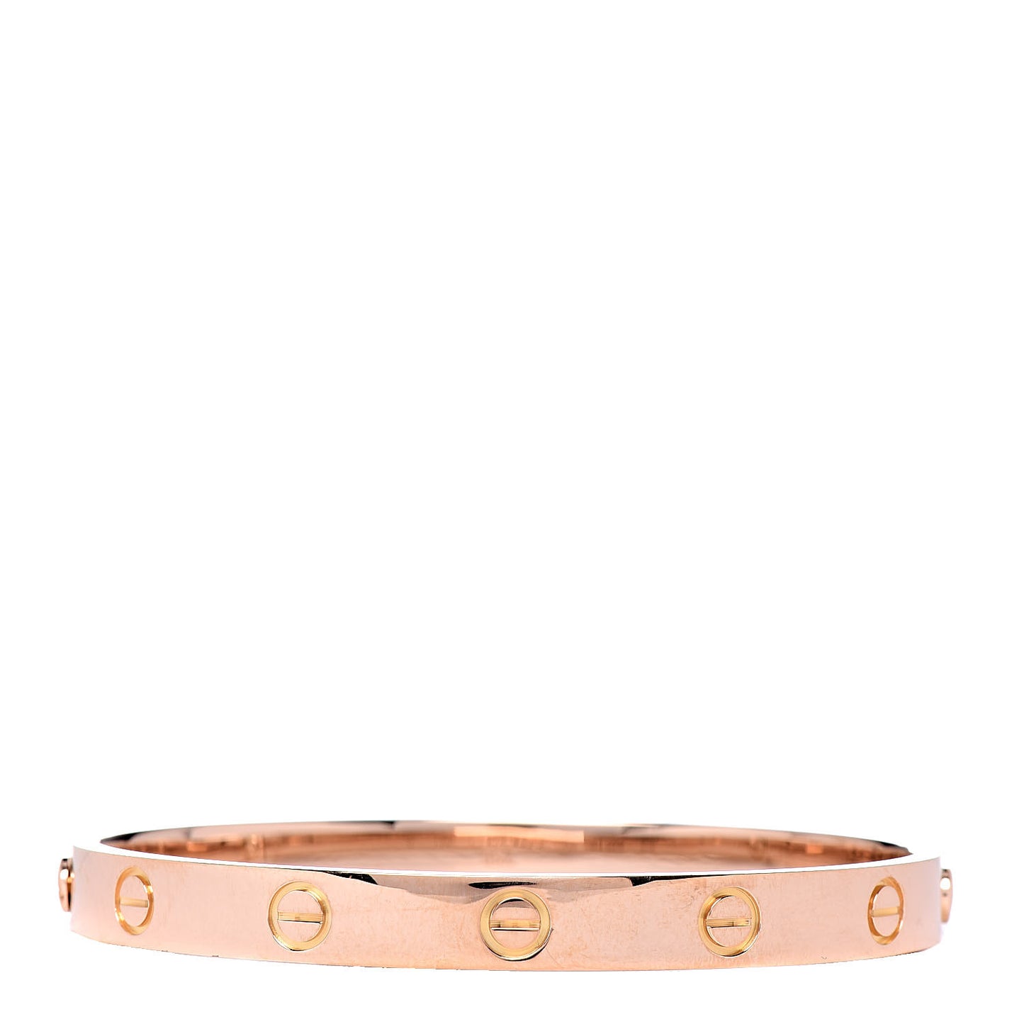18K Pink Gold LOVE Bracelet 17