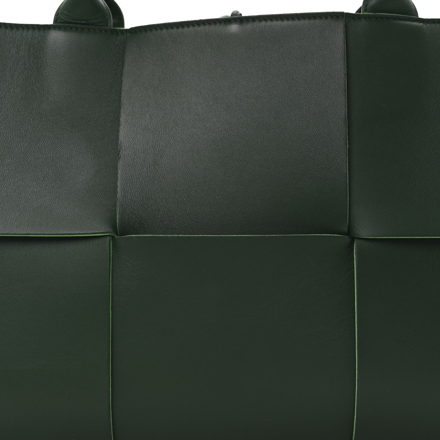 Calfskin Maxi Intrecciato Medium Arco Tote Raintree
