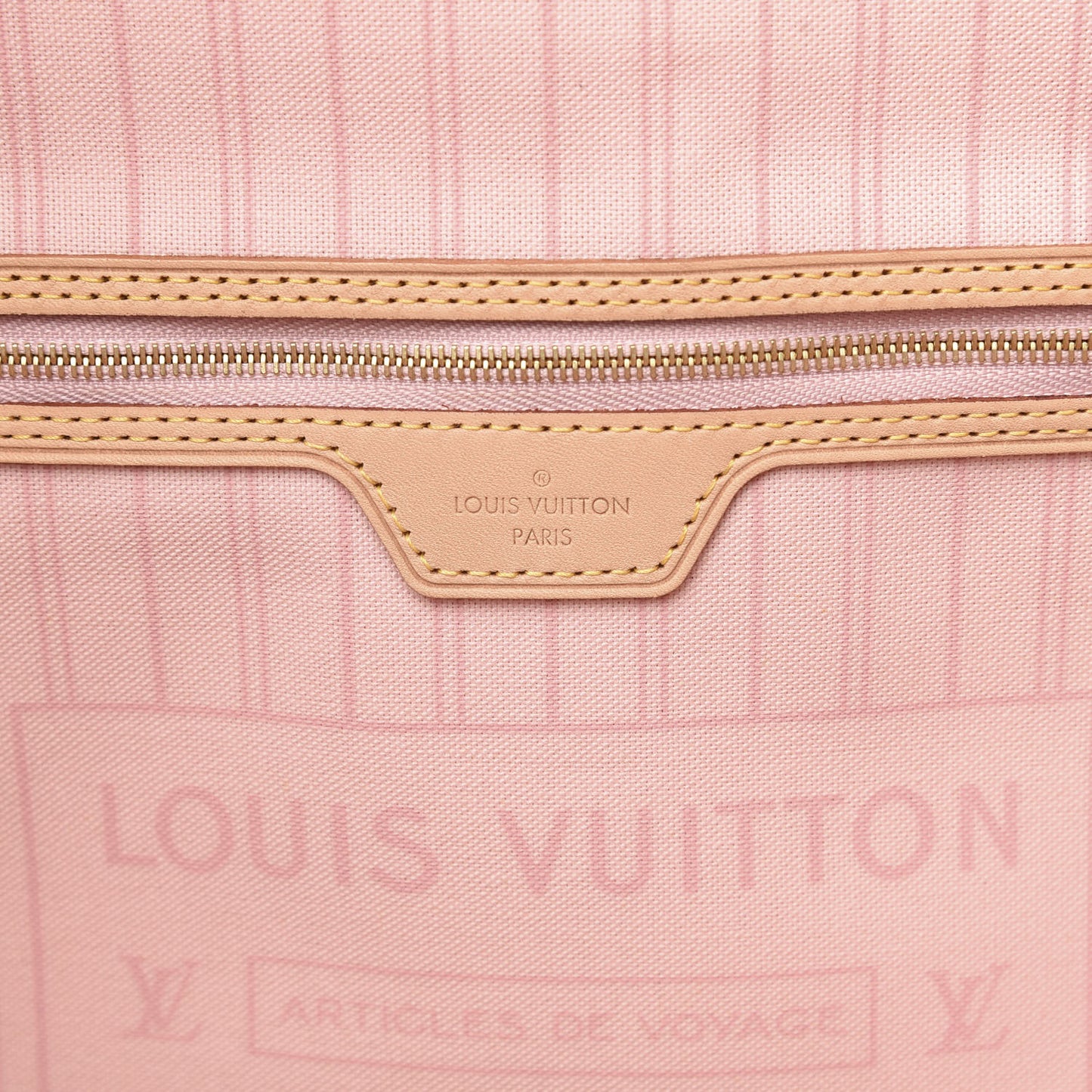 Damier Azur Neo Neverfull MM Rose Ballerine